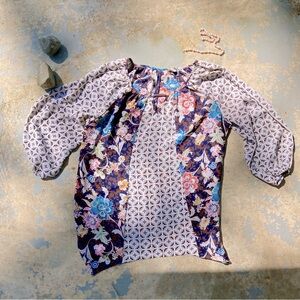 Women's Plus Size Cato Peasant-Style Blouse